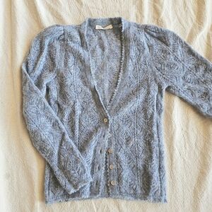 Doen Chandel cardigan Azure blue size XS